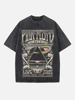 Pink Floyd Print Round Neck T-shirt