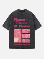 Sabrina Carpenter Print Round Neck T-shirt