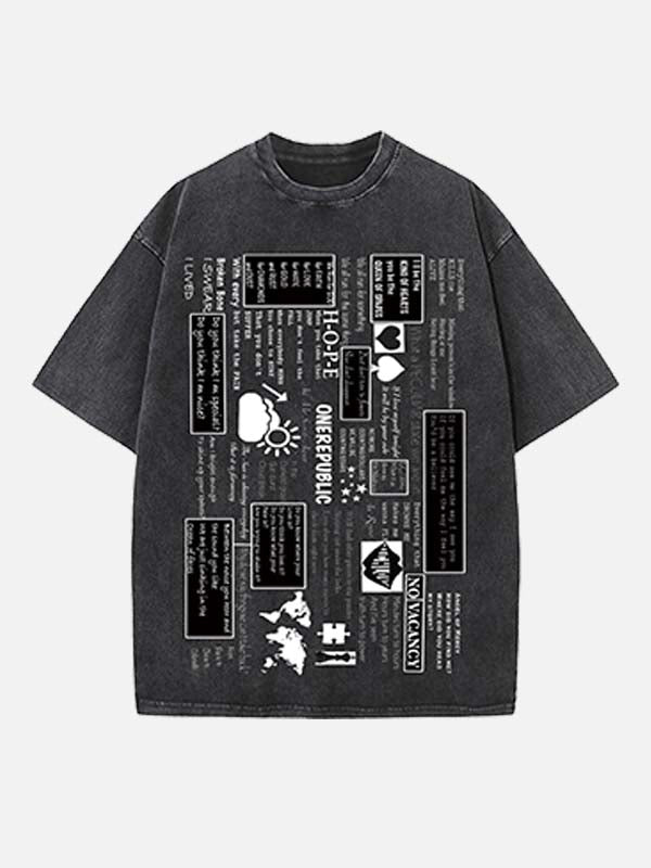 OneRepublic Print Round Neck T-shirt