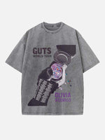 Olivia Rodrigo Print Round Neck T-shirt