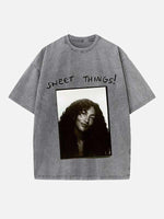 Olivia Dean Print Round Neck T-shirt