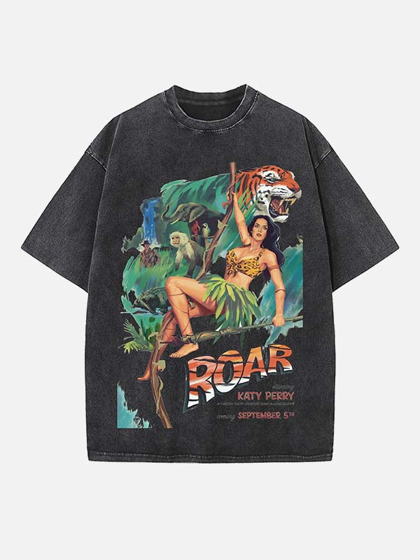 Katy Perry Print Round Neck T-shirt