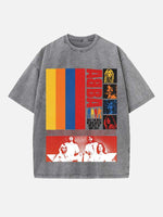 ABBA Print Round Neck T-shirt