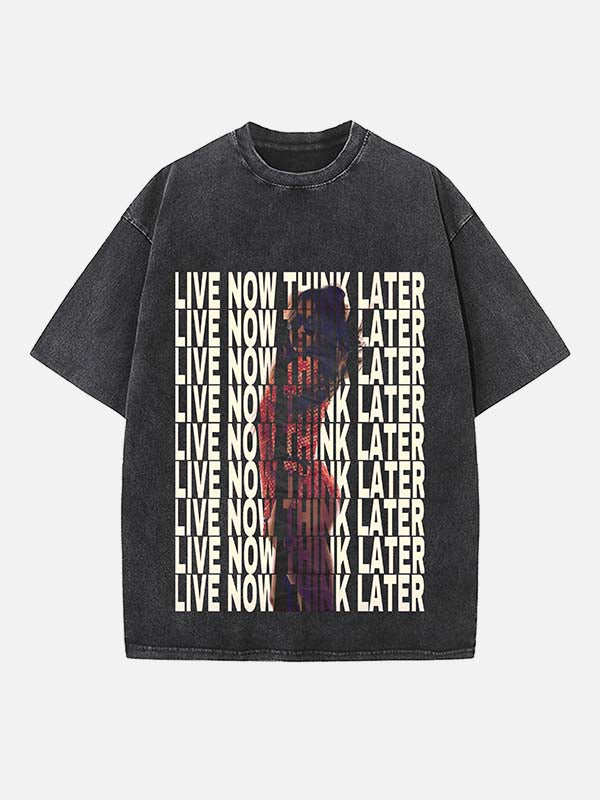 Tate McRae Print Round Neck T-shirt