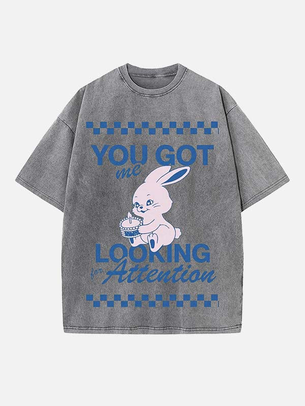 NewJeans Print Round Neck T-shirt