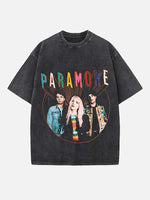 Paramore Print Round Neck T-shirt