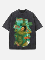 Taylor Swift Print Round Neck T-shirt