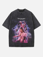 Ariana Grande Print Round Neck T-shirt