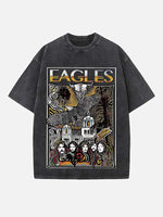 Eagles Print Round Neck T-shirt