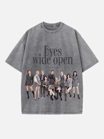 TWICE Print Round Neck T-shirt