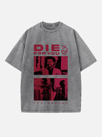 The Weeknd Print Round Neck T-shirt