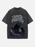 Drake Print Round Neck T-shirt