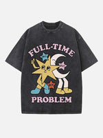 Fall Out Boy Print Round Neck T-shirt