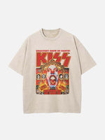 KISS Print Round Neck T-shirt