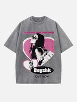 Madison Beer Print Round Neck T-shirt