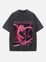 Sabrina Carpenter Print Round Neck T-shirt