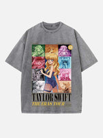Taylor Swift Print Round Neck T-shirt