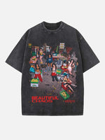 KATSEYE Print Round Neck T-shirt