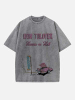 Don Toliver Print Round Neck T-shirt