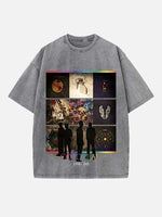 Coldplay Print Round Neck T-shirt