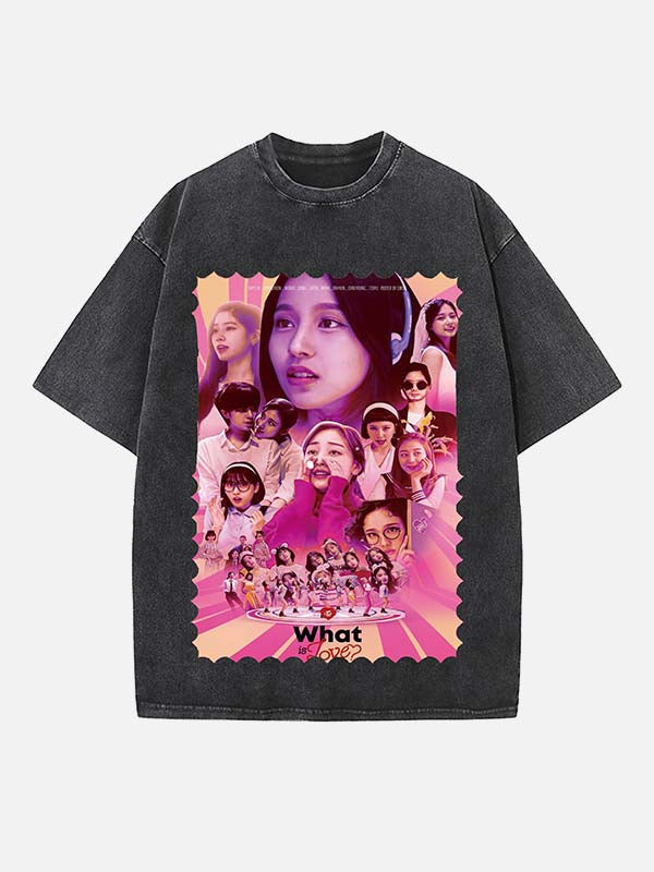 TWICE Print Round Neck T-shirt