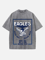 Eagles Print Round Neck T-shirt