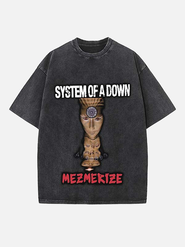 System of a Down Print Round Neck T-shirt