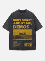 Dominic Fike Print Round Neck T-shirt