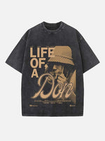 Don Toliver Print Round Neck T-shirt