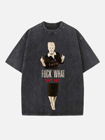 P!nk Print Round Neck T-shirt