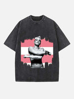 P!nk Print Round Neck T-shirt