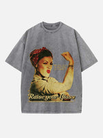 P!nk Print Round Neck T-shirt