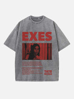 Tate McRae Print Round Neck T-shirt