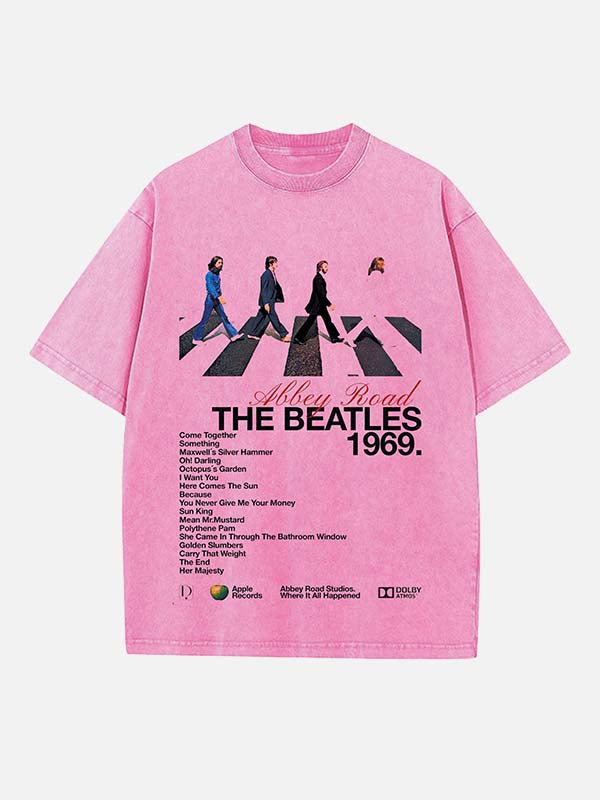The Beatles Print Round Neck T-shirt