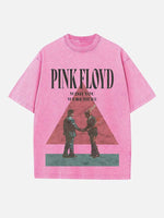 Pink Floyd Print Round Neck T-shirt