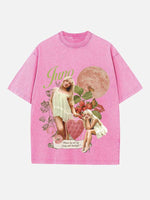 Sabrina Carpenter Print Round Neck T-shirt