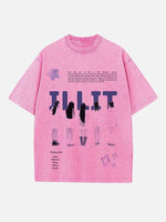 ILLIT Print Round Neck T-shirt