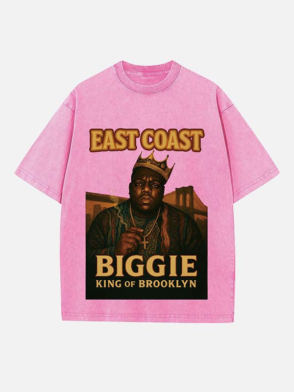 The Notorious B.I.G. Print Round Neck T-shirt