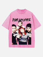 Paramore Print Round Neck T-shirt