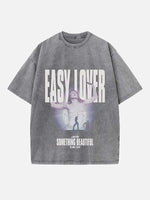 Miley Cyrus Print Round Neck T-shirt