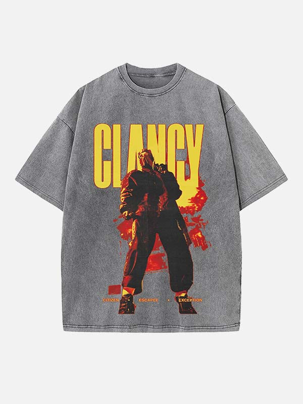 Twenty One Pilots Print Round Neck T-shirt