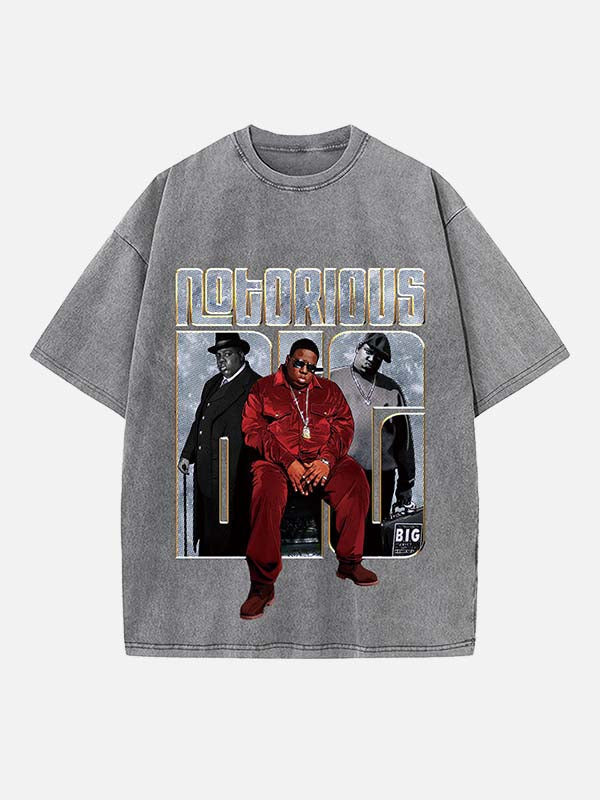 The Notorious B.I.G. Print Round Neck T-shirt