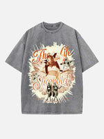 Taylor Swift Print Round Neck T-shirt