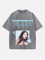 Beabadoobee Print Round Neck T-shirt