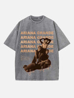 Ariana Grande Print Round Neck T-shirt