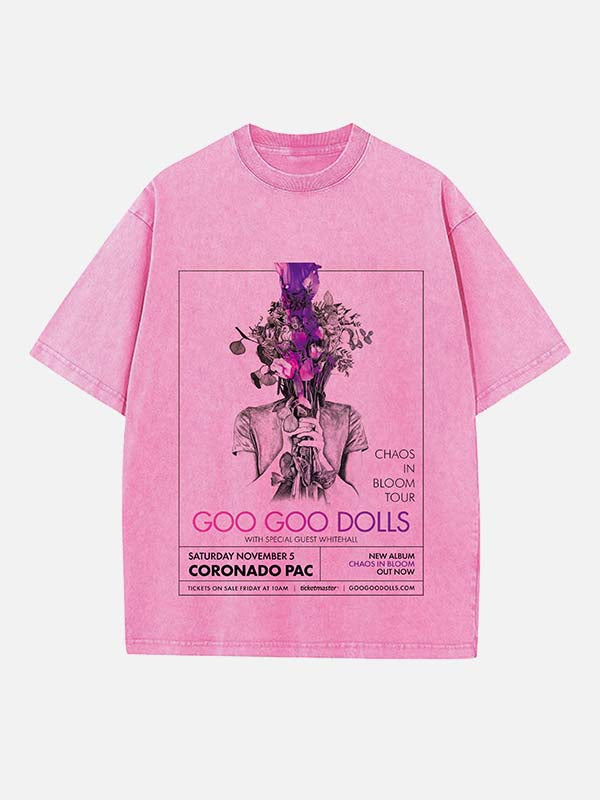 The Goo Goo Dolls Print Round Neck T-shirt