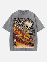 Fall Out Boy Print Round Neck T-shirt