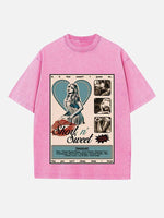 Sabrina Carpenter Print Round Neck T-shirt