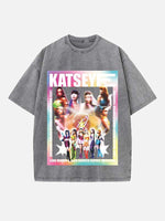 KATSEYE Print Round Neck T-shirt