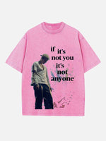 Justin Bieber Print Round Neck T-shirt